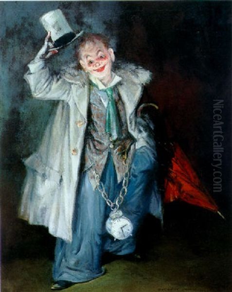 He's The Man For Me Oil Painting by Everett Shinn