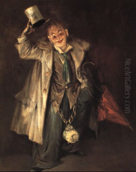 He's The Man For Me Oil Painting by Everett Shinn