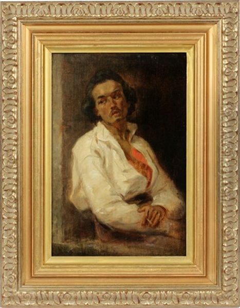 Self Portrait Oil Painting by Walter Shirlaw