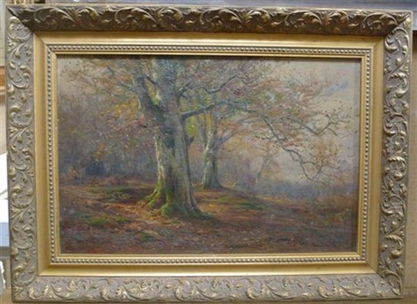 New Forest Oil Painting by Frederick Golden Short