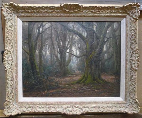 New Forest Oil Painting by Frederick Golden Short