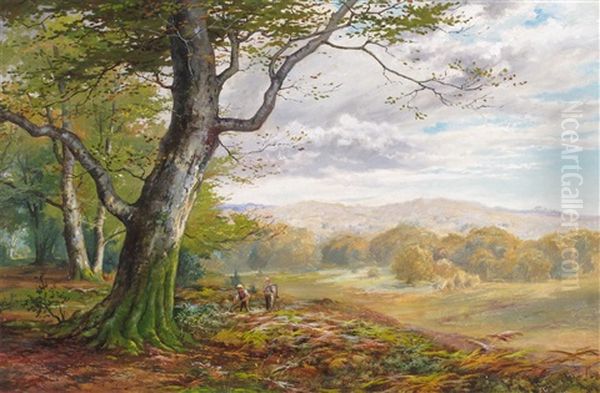 Bolderwood From Acre's Down Oil Painting by Frederick Golden Short