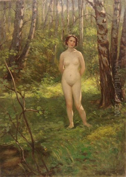 Nude Oil Painting by Victor Karlovich Shtemberg