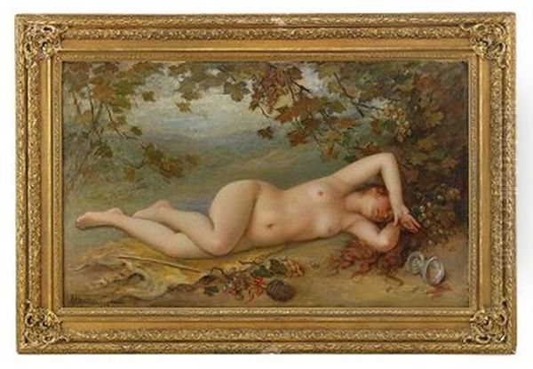 Nude Oil Painting by Victor Karlovich Shtemberg