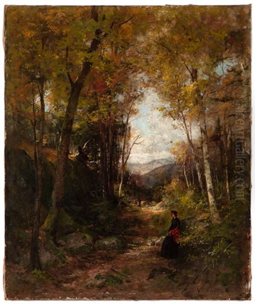 Landscape With Figure by Roswell Morse Shurtleff