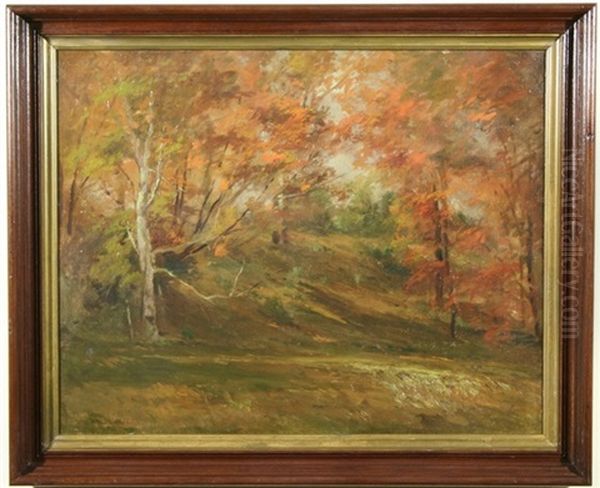 The Maple Grove, Keene Valley, N.y. Oil Painting by Roswell Morse Shurtleff