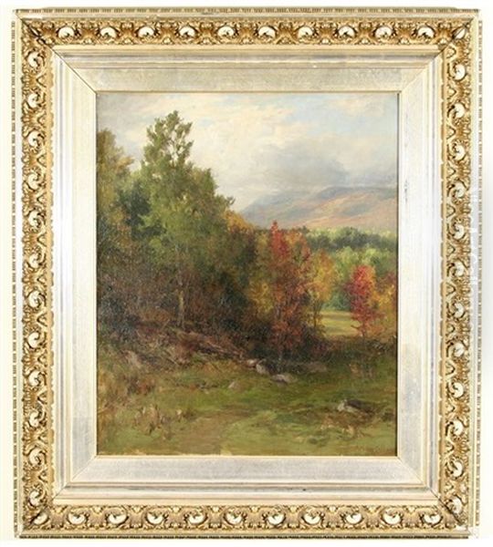 Adirondack Afternoon Oil Painting by Roswell Morse Shurtleff