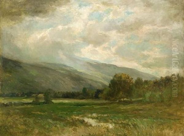 After Rain Oil Painting by Roswell Morse Shurtleff