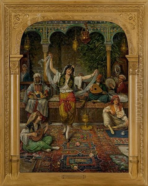 Danse Arabe Oil Painting by Eugene Siberdt