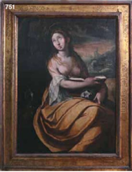 Maddalena Oil Painting by Girolamo (il Sermoneta) Sicciolante