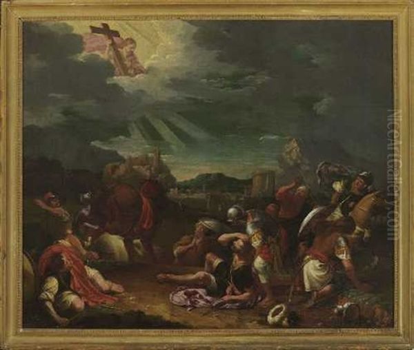 Der Sturz Des Saulus Oil Painting by Johann Friedrich Sichelbein the Younger