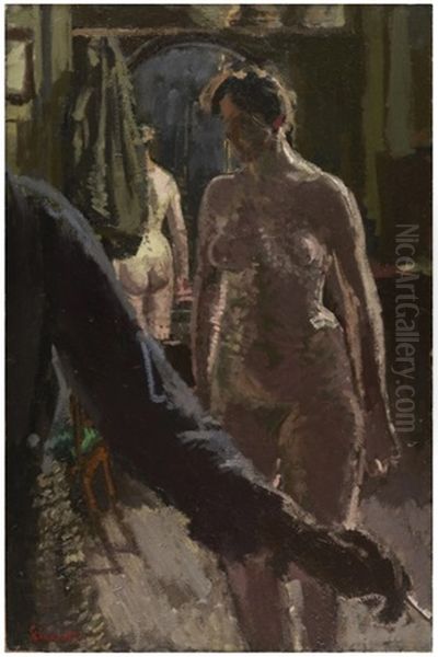 Rue Ouicangrogne, Dieppe Oil Painting by Walter Sickert