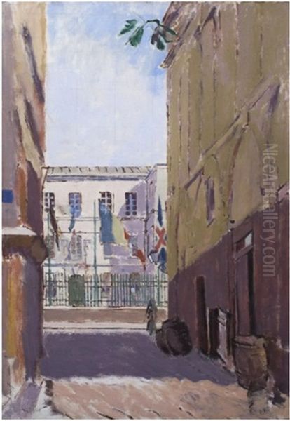 Rue Ouicangrogne, Dieppe Oil Painting by Walter Sickert