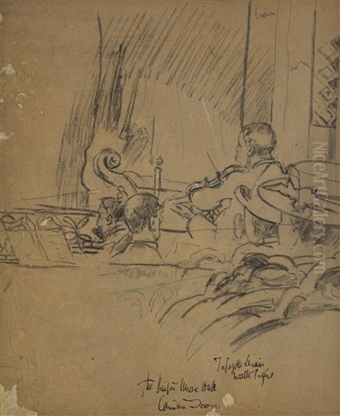 The Pit At The Old Bedford Oil Painting by Walter Sickert