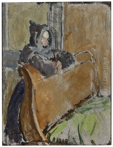 Chez Maman Joinquant Oil Painting by Walter Sickert