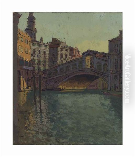 The Rialto Bridge, Venice Oil Painting by Walter Sickert