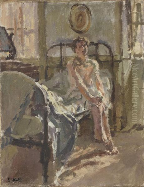 Wellington House Academy: Nude Oil Painting by Walter Sickert