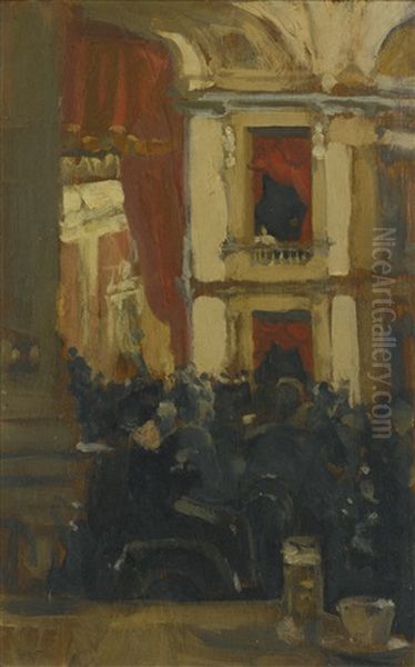 The Kurhuis, Scheveningen Oil Painting by Walter Sickert