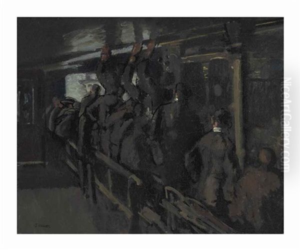 The Gallery At The Old Mogul Oil Painting by Walter Sickert