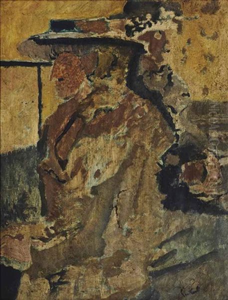 Mother And Daughter: Lou Lou I Love You Oil Painting by Walter Sickert