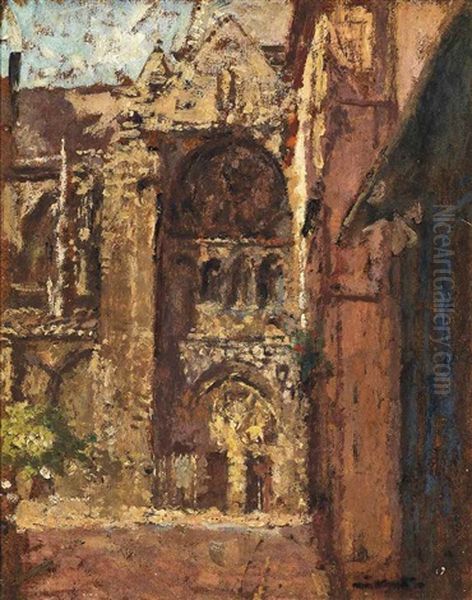 La Rue Pecquet Oil Painting by Walter Sickert