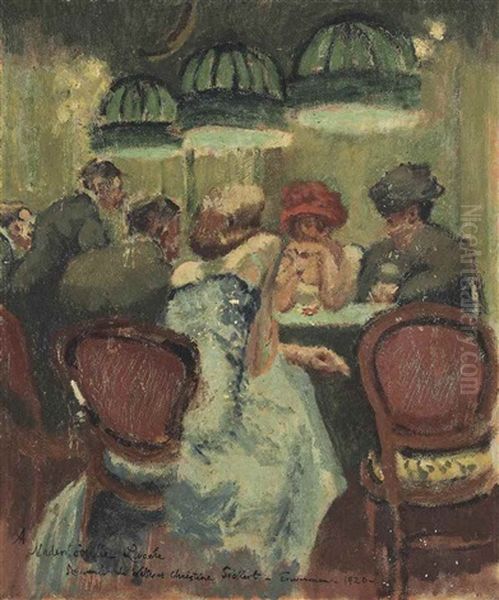 Baccarat Oil Painting by Walter Sickert