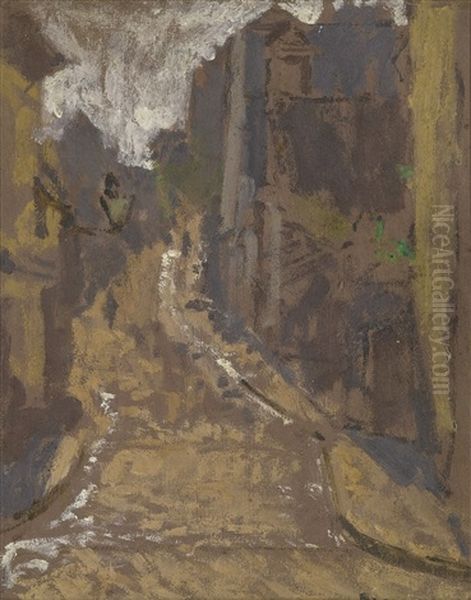 Le Mont De Neuville Oil Painting by Walter Sickert