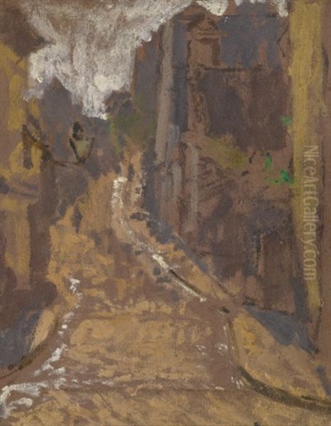 Le Mont De Neuville Oil Painting by Walter Sickert