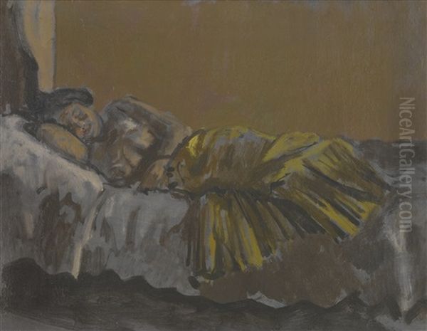 The Yellow Skirt Oil Painting by Walter Sickert