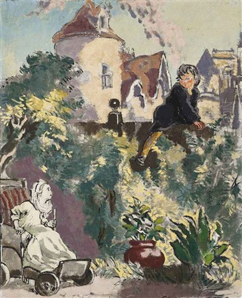 The Gardener's Daughter Oil Painting by Walter Sickert