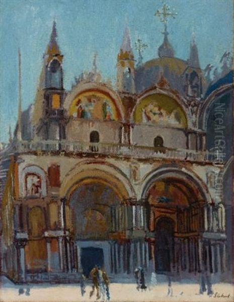 St. Mark's Oil Painting by Walter Sickert