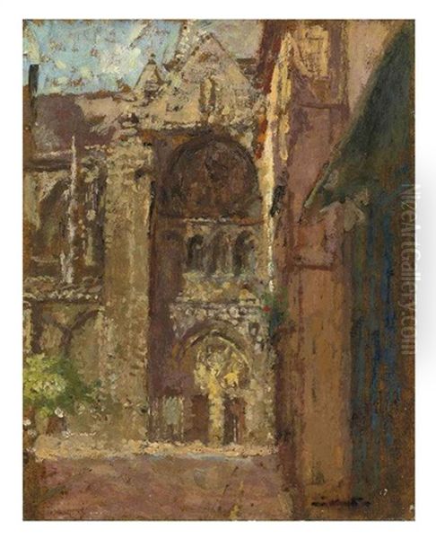 La Rue Pecquet Oil Painting by Walter Sickert