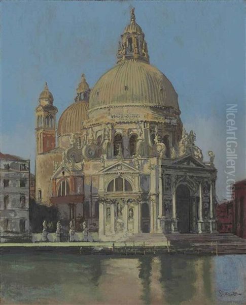 Santa Maria Della Salute Oil Painting by Walter Sickert