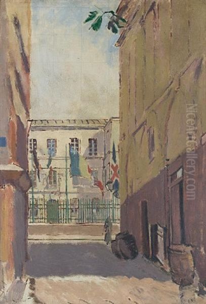 Celebrations, Dieppe Oil Painting by Walter Sickert