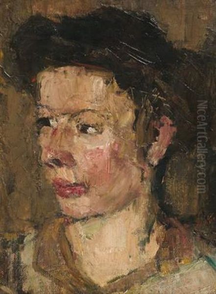 Portrait De Jeune Homme Oil Painting by Walter Sickert