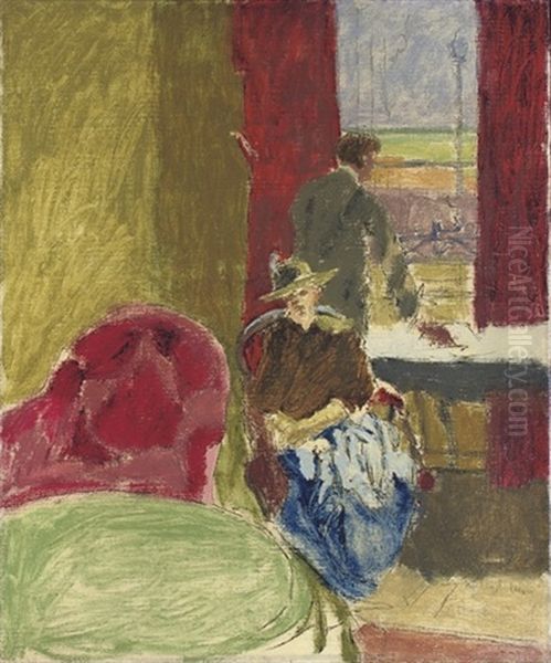 The Tiff Oil Painting by Walter Sickert