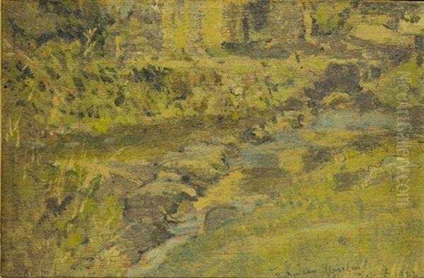 Study For Rushford Mill, Devon Oil Painting by Walter Sickert