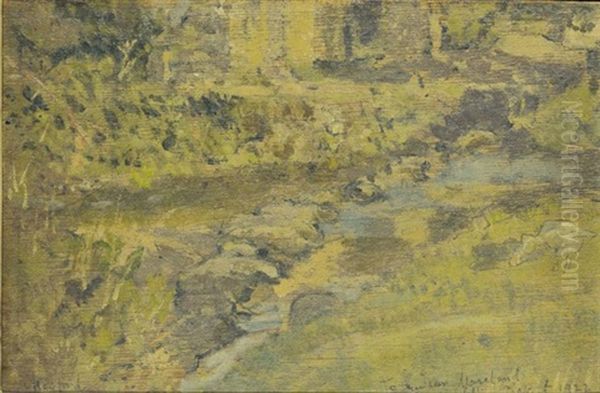 Study For Rushford Mill, Devon Oil Painting by Walter Sickert