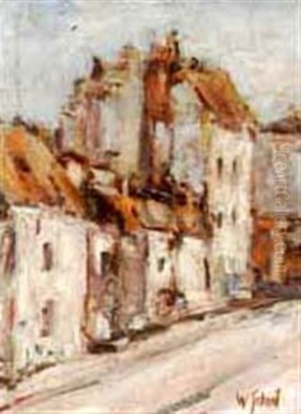 Rowhouses Oil Painting by Walter Sickert