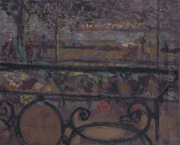 La Seine Du Balcon Oil Painting by Walter Sickert