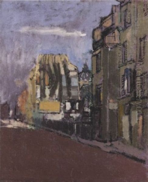 Street Scene Oil Painting by Walter Sickert