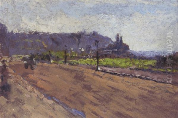 The Road To The Casino, Dieppe Oil Painting by Walter Sickert