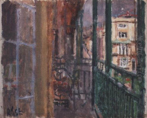 The Balcony Oil Painting by Walter Sickert