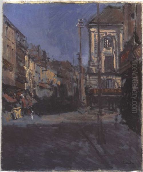 La Grand Rue, Dieppe Oil Painting by Walter Sickert