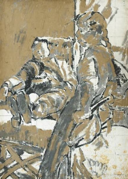 My Awful Dad Oil Painting by Walter Sickert