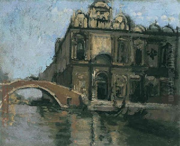 Scuola Di San Marco Oil Painting by Walter Sickert