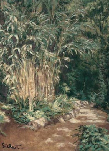 Bamboo In The Shadows Oil Painting by Walter Sickert