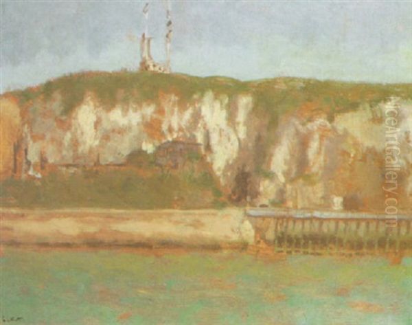 Cliffs, Dieppe Oil Painting by Walter Sickert