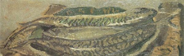 Mackerel Oil Painting by Walter Sickert