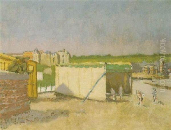 Dieppe Front Oil Painting by Walter Sickert